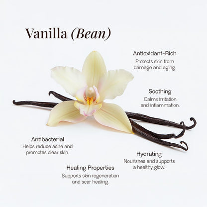 Whipped Beef Tallow Balm with Vanilla Bean (Organic Face Cream, Body Lotion, and Lip Balm)