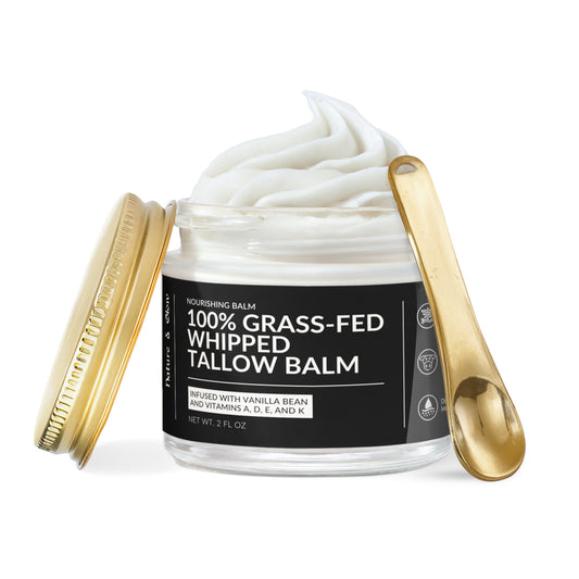 Whipped Grass-Fed Tallow Balm with Vanilla Bean